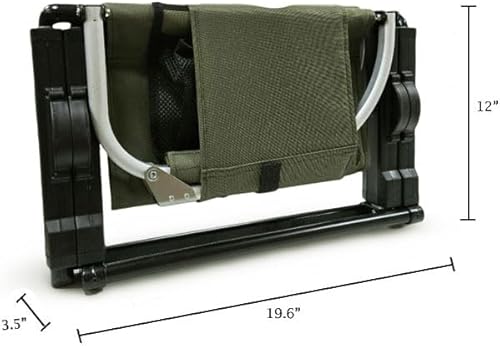 Miniatura 3 de Silla de camping portátil con bolsa de transporte, compacta y ligera silla plegable para campamento al aire libre, deportes, portones traseros,