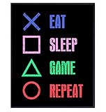 Gaming Room Decor - Remote Control Wall Decor - Game Room Decor Poster Print - Gamer Room Decor -...