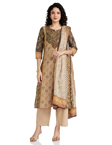 Image of BIBA Women Salwar Kurta Dupatta