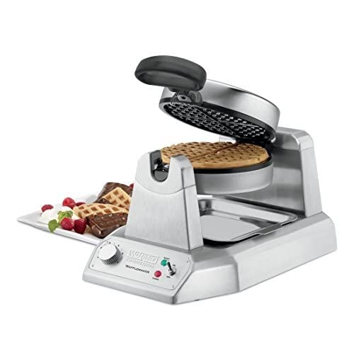 Waring Commercial Classic Waffle Maker, Single Rotating Die Cast