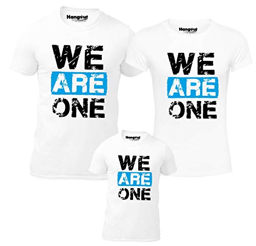 Image of Hangout Hub Family T-Shirts|Regular Fit|Cotton|Twinning Combo Dress| Setof3