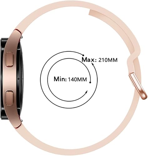 Miniatura 8 de Senter Correas de reloj para Samsung Galaxy Watch 4 y Galaxy Watch 4 Classic, correa de repuesto deportiva de silicona suave para Samsung Galaxy
