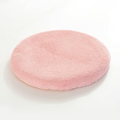 Coussin de siège pour chaise ronde anti-glisse avec sangles de maintien