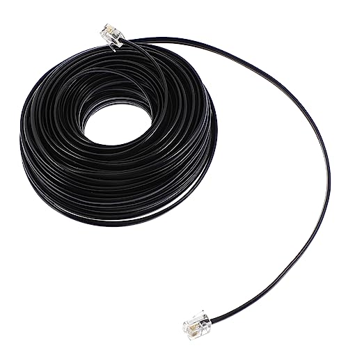 Cable telefónico de extensión de 20 metros Artibetter con 4 núcleos de cobre para fax y hogar