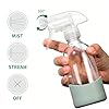 OCMML 8oz Clear Glass Spray Bottles with Silicone Sleeve–Refillable Spray Bottles for Cleaning Solutions,Hair,Plants&Essential Oils–Leakproof,Adjustable Nozzle,Reusable,Eco-Friendly (1 Pack) #2