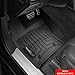 WeatherTech Custom Fit FloorLiners for Subaru Impreza, Impreza WRX STi, Impreza WRX - 1st Row (440971), Black