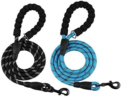 Dual Double Dog Leash & Triple Leash, 2 Way & 3 Way 3 in 1 Multiple Dog Leash Heavy Duty 360° Swivel No Tangle Detachable with Foam Handle for Walking 1 2 3 Medium Large Dogs (Purple)