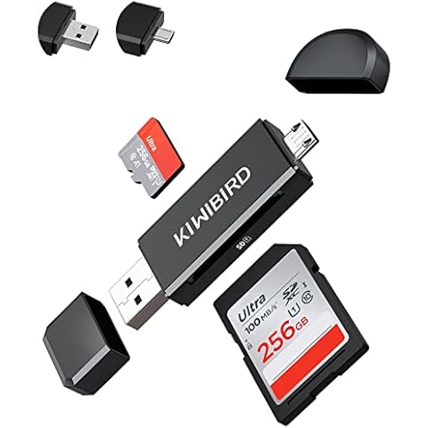 KiwiBird Lector Tarjeta de Memoria SD/Micro SD Cover