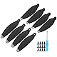KooingTech 4 Paare Propeller, Drohne Propeller, Drohne Ersatzpropeller mit Schrauben und Schraubendreher, Kompatibel with Mini