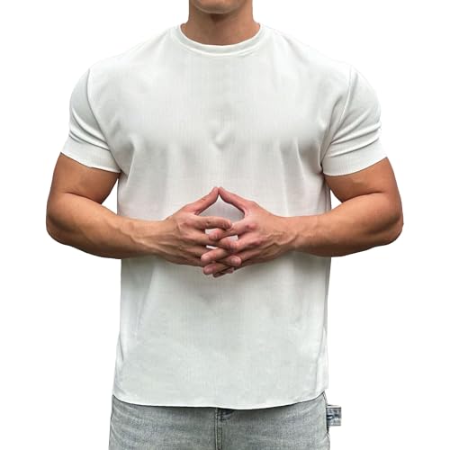 T-shirt col en V homme idéal pour vos séances de sport à la gym