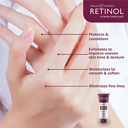 Retinol Anti-Aging Hand Cream – The Original Retinol Brand For Younger Looking Hands –Rich, Velvety Conditions & Protects Skin, Nails & Cuticles – Vitamin A Minimizes Age’s Effect On Skin #TOP2
