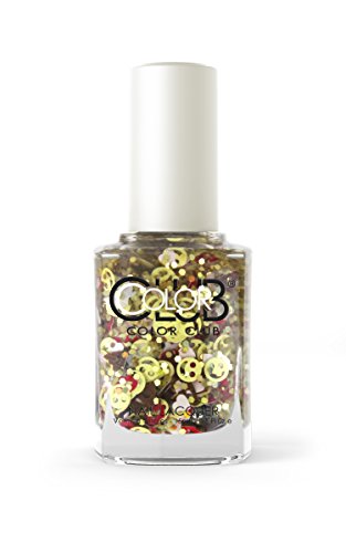 Color Club Nail Lacquer Nailmoji, Holographic Glitter Shade, 0.5 Fluid Ounce