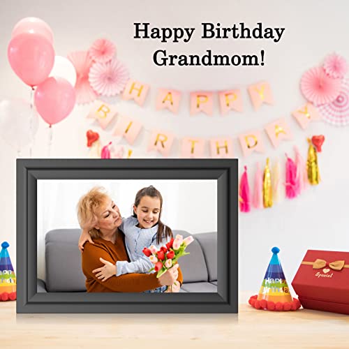 Whale Photo Digital Picture Frame Wifi 10.1 Inch Digital Photo Frame Ips Hd Touch Screen Smart Cloud Photo Frame With 16Gb Storage, Auto-Rotate, Easy To Share Photos Or Videos Remotely Via App Black #TOP7