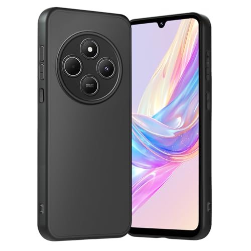 Handyhülle für Xiaomi Redmi 14C Hülle mit Kameraschutz Stoßfest Kratzfest Extrem Haltbarkeit Fallschutz Schutzhülle Anti-Fingerabdruck Unterstützt kabelloses Laden für Redmi 14C Case Schwarz