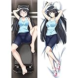 How Heavy are The Dumbbells You Lift Cartoon Pillowcase Sakura Hibiki Hugging Body Pillowcase Cute Anime Bedding Pillow Otaku 60 x 20 inches(150cm x 50cm)