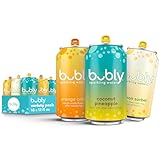 bubly Sparkling Water, Citrus Variety Pack, Zero Sugar & Zero Calories, Seltzer Water, 12 Fl Oz Cans (Pack of 18)
