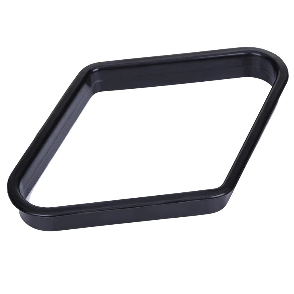 JBB Combo of Snooker and Pool Table Plastic Triangle and 9 Ball Frame in Black Color