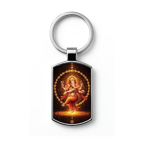 Image of Premium Printed Metal Keychain for Men & Women | High-Definition Artwork Print | Durable Key Ring for Car, Bike, Home & Office Keys | Stylish Decorative Key Holder Gift