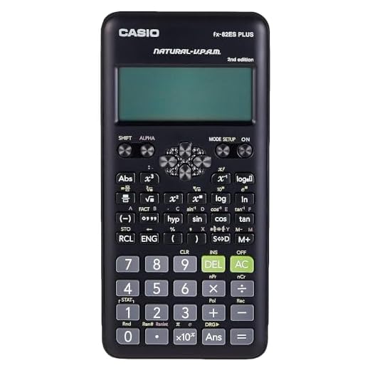 Calculadora Cientifica Casio FX-82ES Plus com 252 Funções - Preto