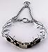 Herm Sprenger Chrome Prong Collar with Pawmark Quick-Snap Buckle - Medium