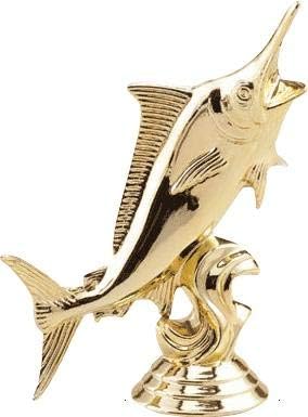 Fishing Awards - 11" Marlin Fish Trophies with Custom Text Prime