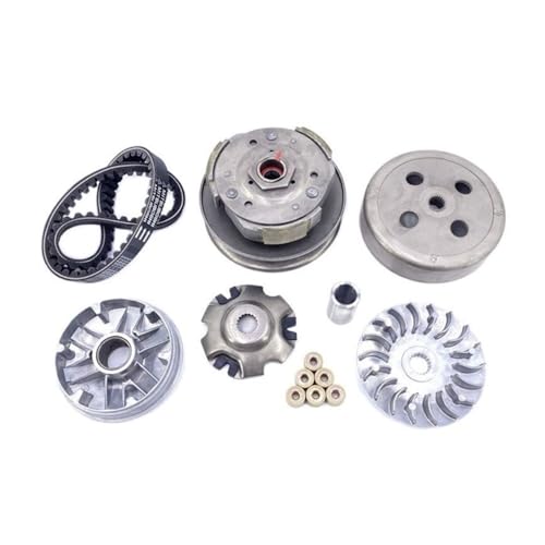 Poulie de courroie de moto 15mm avec kit embrayage de roue entraînée pour HJ125T-7 et 125