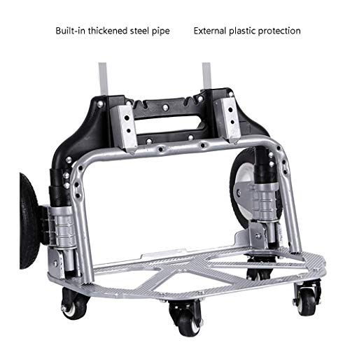 Carretilla plegable multifuncional de aluminio para carga miniatura 4