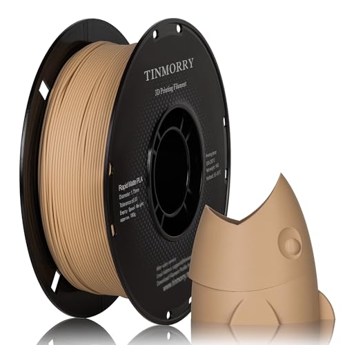 Matte PLA Filament 1.75 mm, TINMORRY PLA 3D Printing Filament, Compatible with Bambu Lab FDM 3D Printer, 1 kg 1 Spool, L