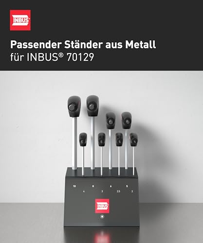 INBUS® 73854 Werkstattständer für 70129 T-Griff Schraubendreher Set 8tlg — Das Original