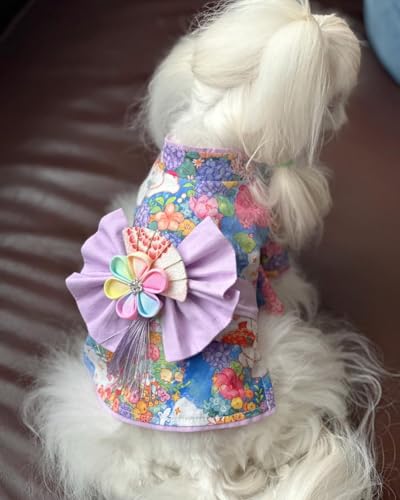 TaniWina 犬用ダウンジャケット ピンク・ラベンダー 2色セット　XXS 41MeEET3aHL.jpg