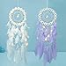 Senteen Unicornio Atrapasueños, 2pcs Atrapasueños Infantil Dream Catcher Hecho a Mano Decoración De Paredes, para Habitaciones Dormitorios y Ventana