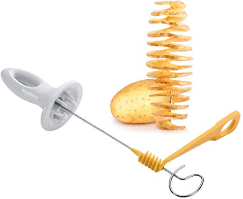 Tornado Potato Spiral Manuel Cutter Slicer - 4 Spits - Reusable Potato Twister