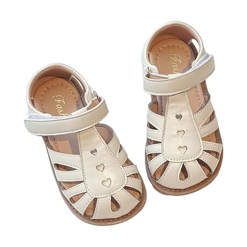 IWIHMIV Girls Closed Toe Sandals Summer Slip On Dress Shoes Girl Soft Bottom Non Slip Hollowed Out Party School Shoes2