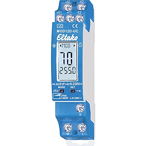 Eltako Digital Einstellbarer Motor Dimmer, 1 Pezzi, Mod12D Uc