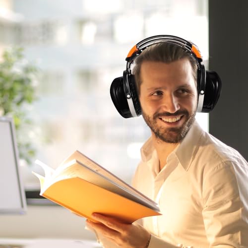 Auriculares cancelación ruido Abaodam orejeras ajustables cómodas 7