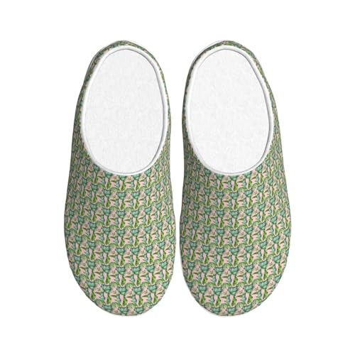 Pantoufles lavables imprimé exotique pour homme femme avec semelle antidérapante TPR