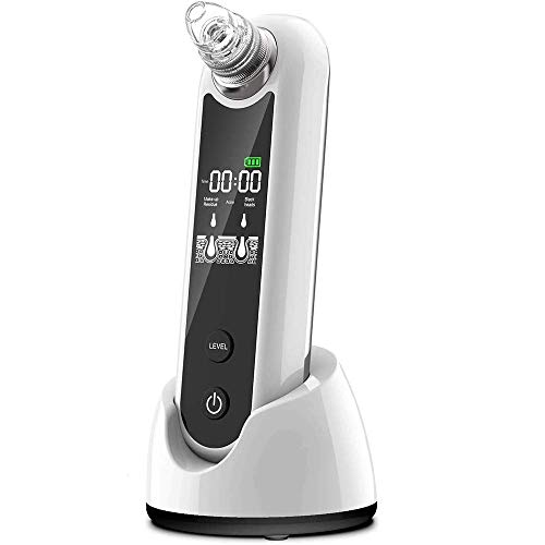 Mitesser Entferner Pore Saugglocke USB aufladbare Nasen-Schwarz-Kopf-Werkzeug-Remover mit 3 Einstellbare Saugkraft und 4 Ersatz Probes fangkai77