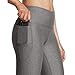 Under Armour Womens HeatGear Armour High Waisted Ankle No-Slip Leggings, (020) Charcoal Light Heather / / Black, X-Large