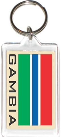 Acrylic KeyChains KeyRings Holders - Asia & Africa Grp 1