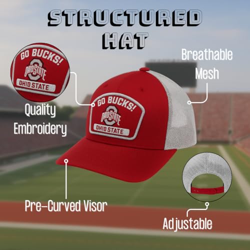 Gorra Trucker deportiva Ohio State oficial miniatura 4