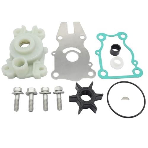 Water Pump Impeller Kit with Housing for Yamaha Outboards 40-60 HP