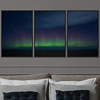 3 Piece Framed Canvas Wall Art Astronomy & Space Canvas Prints Home Artwork Decoration for Living Room,Bedroom - 16