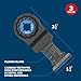 Bosch OSL114C-3 1-1/4 in. Starlock® Oscillating Multi Tool Carbide Plunge Cut Blade 3 Pk.