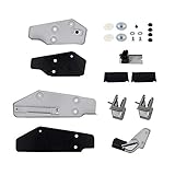 United Pacific 110642 Door Glass Mounting Bracket and Guide Set, Heavy Duty