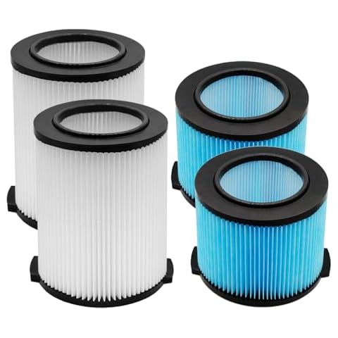 2 Pack Vf4000 Compatible with RIDGID Vacs 5-20 Gallons Vacuum, 2 PACK VF3500 3-4.5 Gallon Vacuum WD3050, WD4070, WD4080, WD4522, 4000RV, 4500RV Cover
