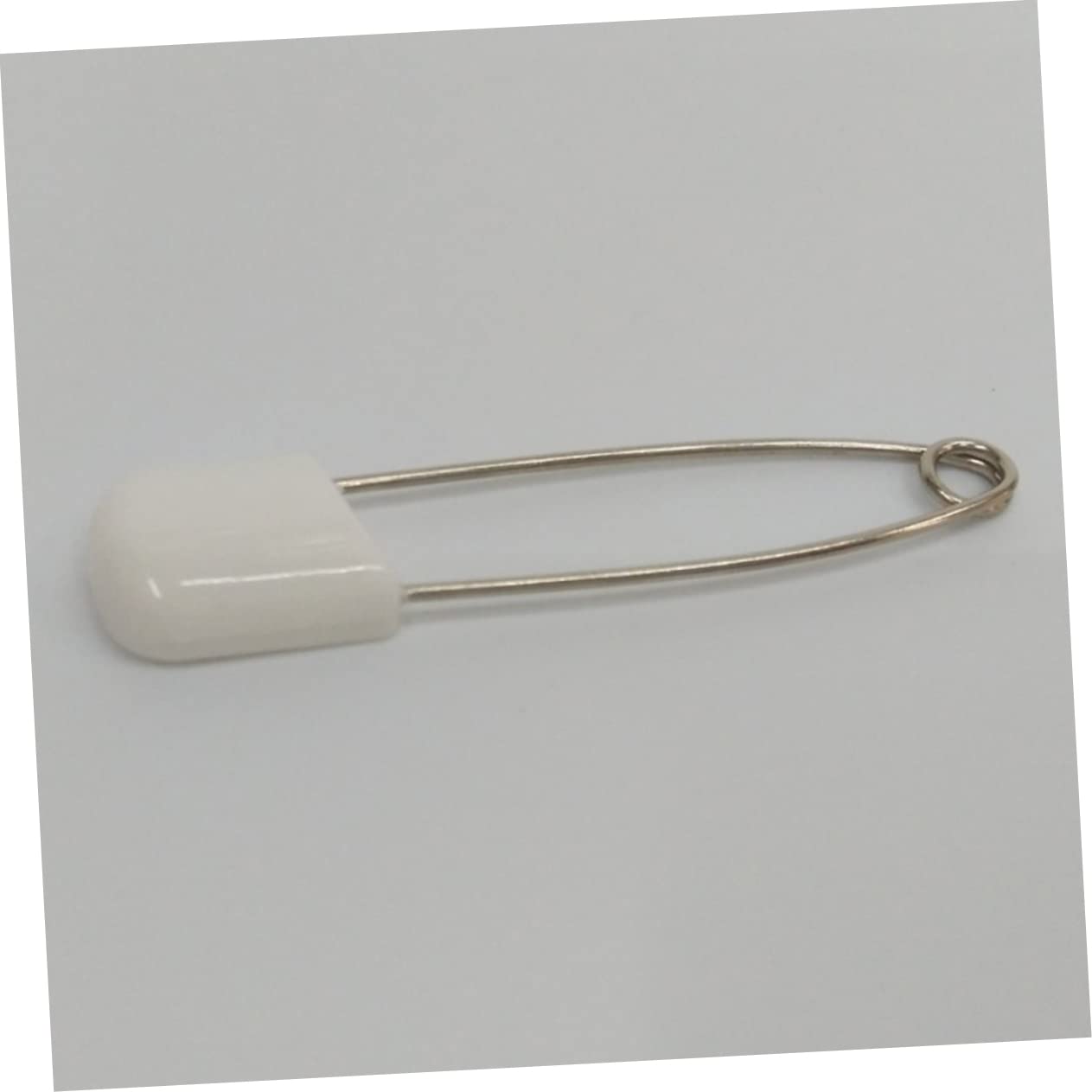 NUOBESTY Épingles de Sûreté Faciles à Ouvrir en Acier et Plastique pour Bébé Lot de 100 pour Couche, Lange et Bavoir