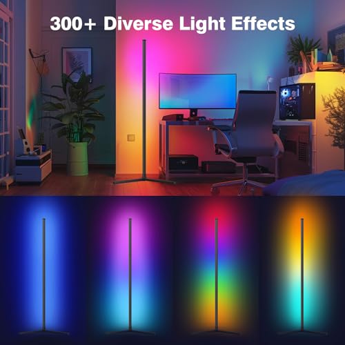 Lámpara de Pie LED RGB con APP para Dormitorio y Salón 2