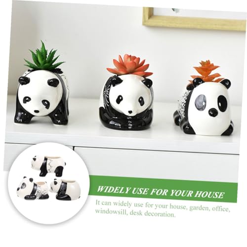 Pots de fleurs résistant et design cartoon amusant lot de 3 - 6