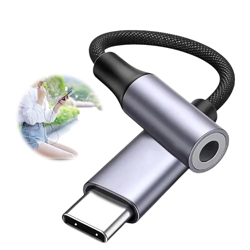 Adaptateur USB C Jack 3.5mm, Trrs Dac Hi-FI avec Microphone Et Commandes Actives, Câble USB C Audio Numérique 4 Pôles, Compatible Casque écouteurs Haut-Parleur, USB vers Jack Robuste Et Durable – vue 6
