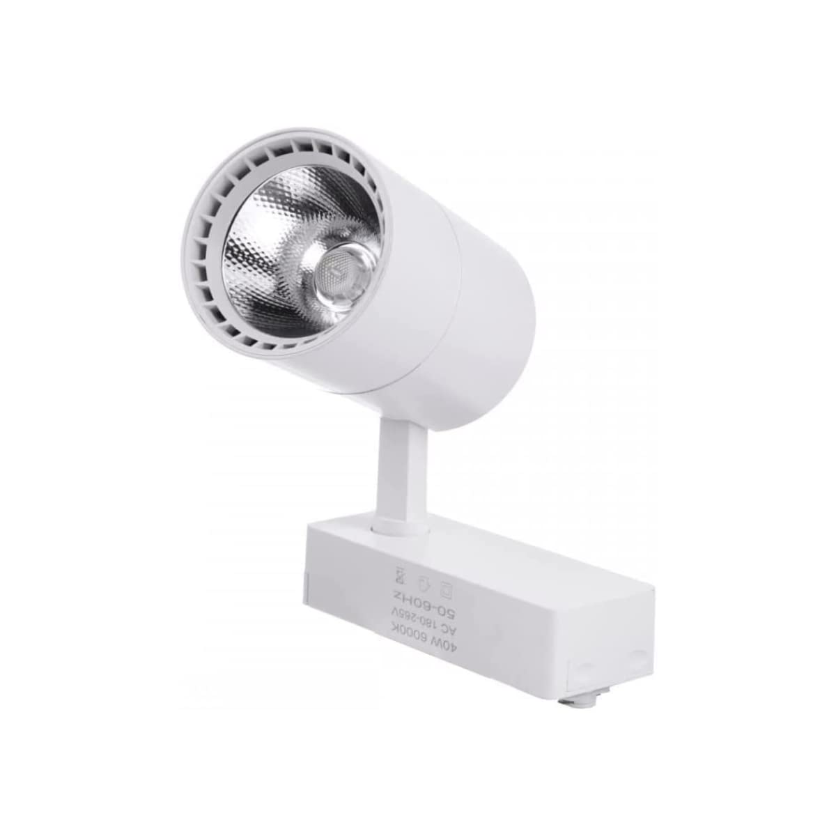 Jandei - Zestaw 2 szt. Reflektor sufitowy LED na szynę 30 W, zimna biel 6000 K, 2200 lumenów, 220 V 50-60 Hz jednofazowy, aluminium Garderoba, witryna sklepowa, sklep, biuro. Kolor czarny